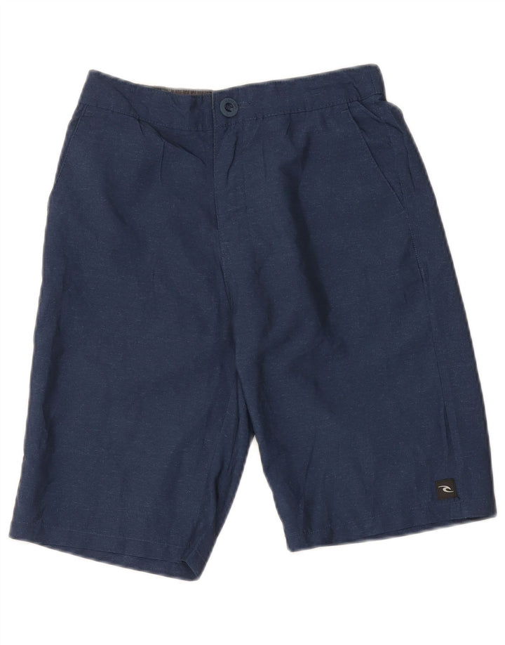 Rip Curl Boys Chino Shorts 13-14 Years Large W28 Navy Blue Polyester