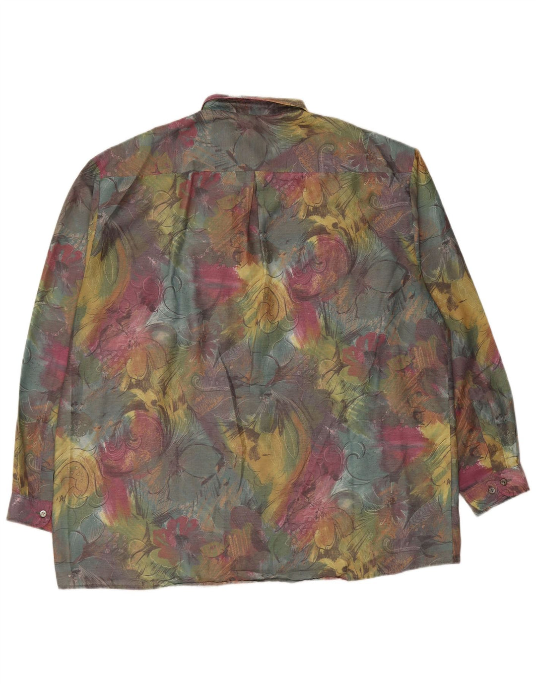 JUPITER Mens Shirt Size 46 2XL Multicoloured Floral