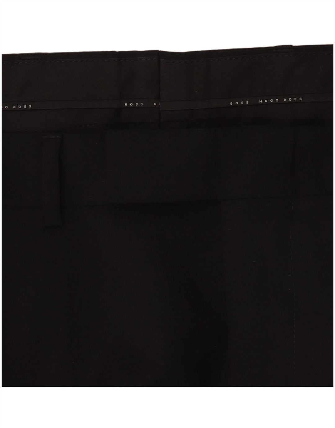 Hugo Boss Mens Straight Suit Trousers W36 L33 Black