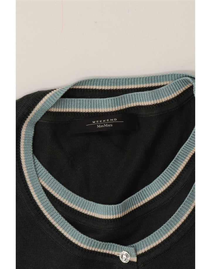 Max Mara Womens Weekend Cardigan Sweater UK 16 Large Green