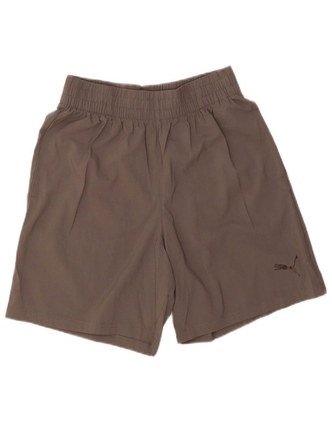 PUMA Mens Sport Shorts Medium Grey Polyester