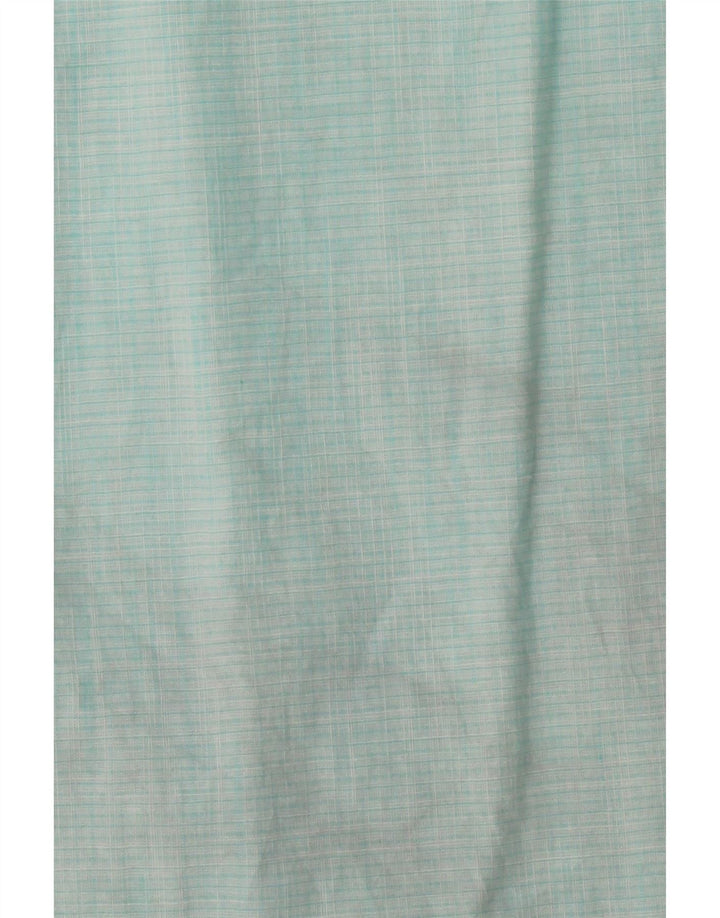 LEE Mens Regular Fit Short Sleeve Shirt Large Turquoise Check Cotton Vintage Lee and Second-Hand Lee from Messina Hembry 