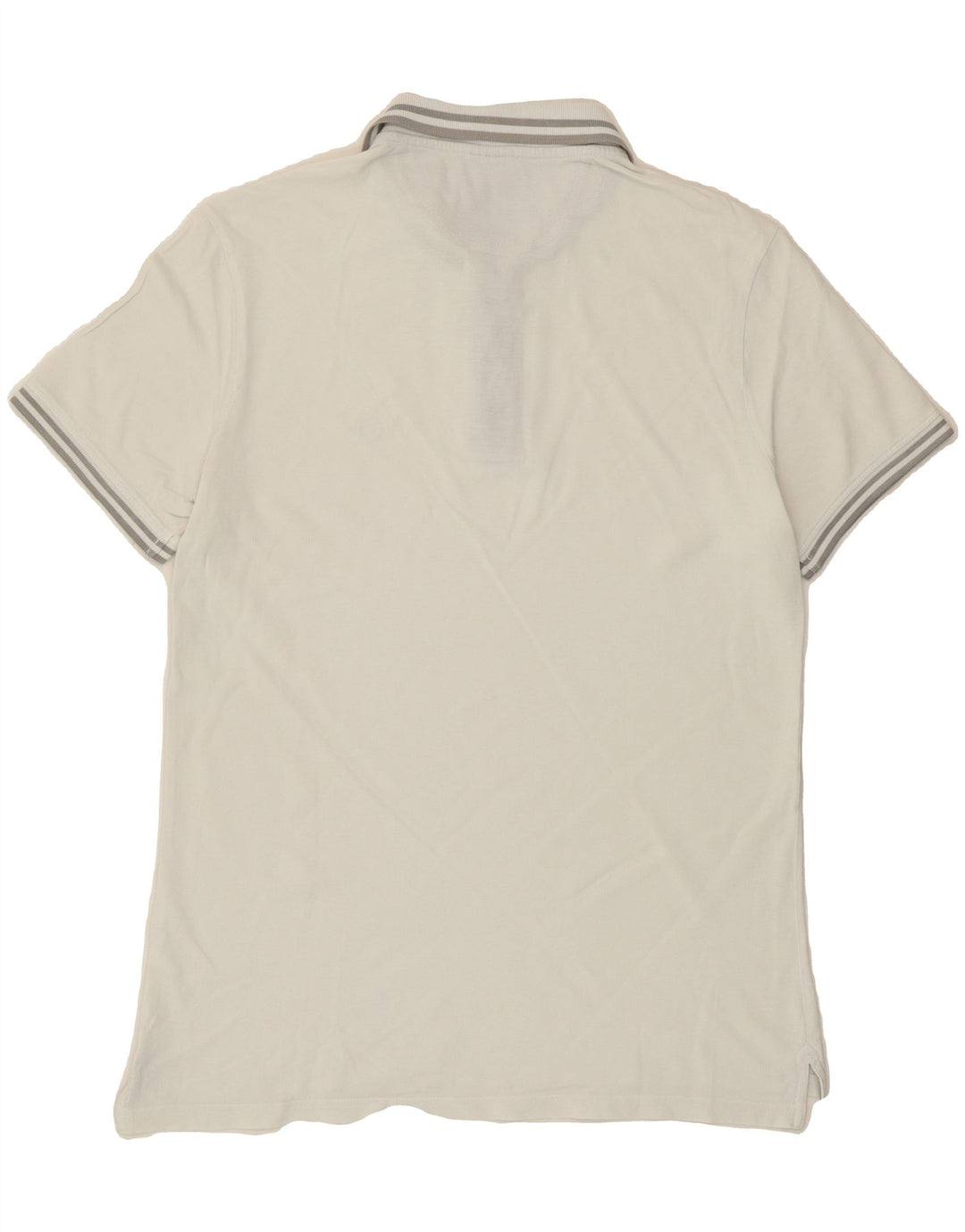 CHAMPION Mens Polo Shirt Large White Cotton Vintage Champion and Second-Hand Champion from Messina Hembry 