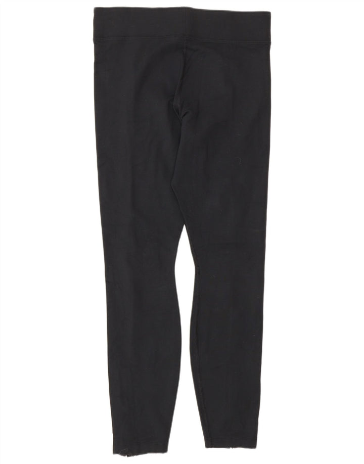 NIKE Womens Leggings UK 12 Medium  Black