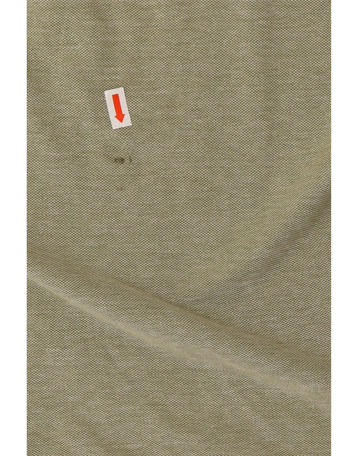 TIMBERLAND Mens Slim Fit Polo Shirt 3XL Green Cotton