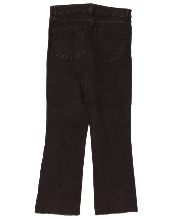 Zara Womens High Waist Bootcut Jeans EU 40 Medium W30 L26 Black