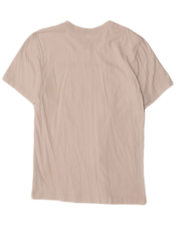 Nike Mens Graphic T-Shirt Top Medium White Cotton