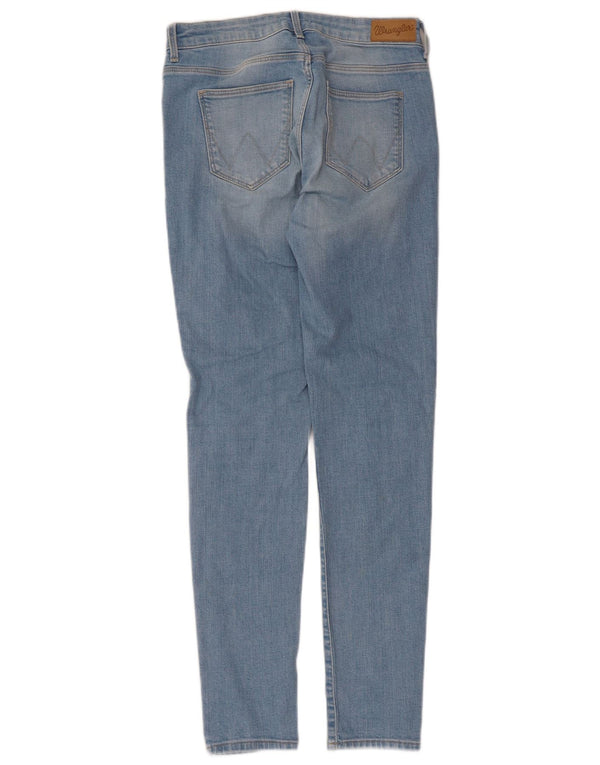 Wrangler Womens Skinny Jeans W28 L32 Blue Cotton