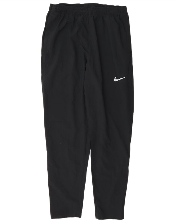 Nike Mens Dri Fit Tracksuit Trousers Medium Navy Blue Polyester