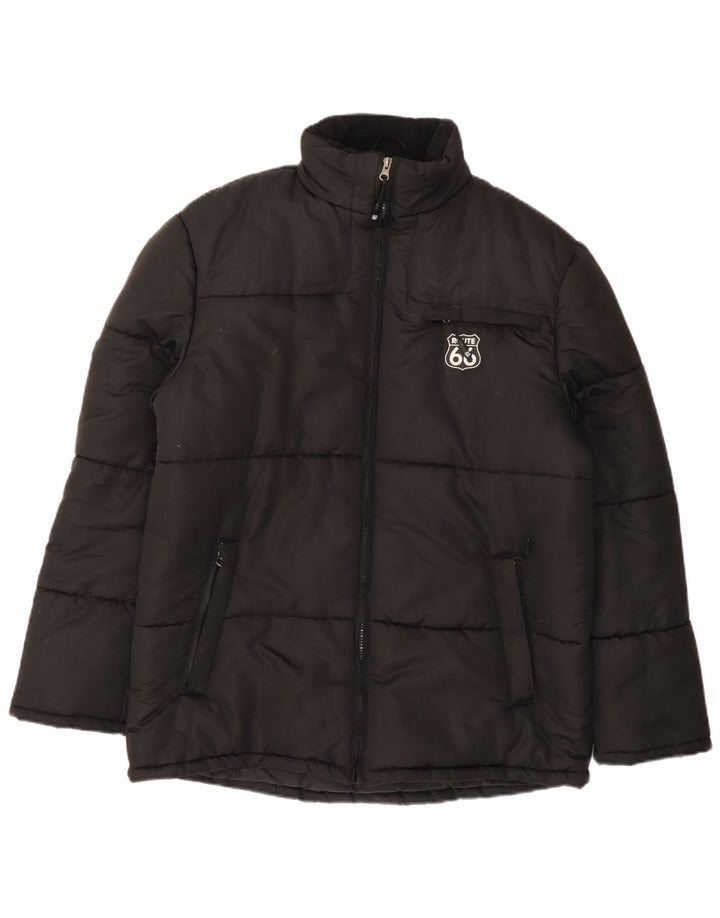 Route 66 Mens Padded Jacket UK 38 Medium Black Polyester