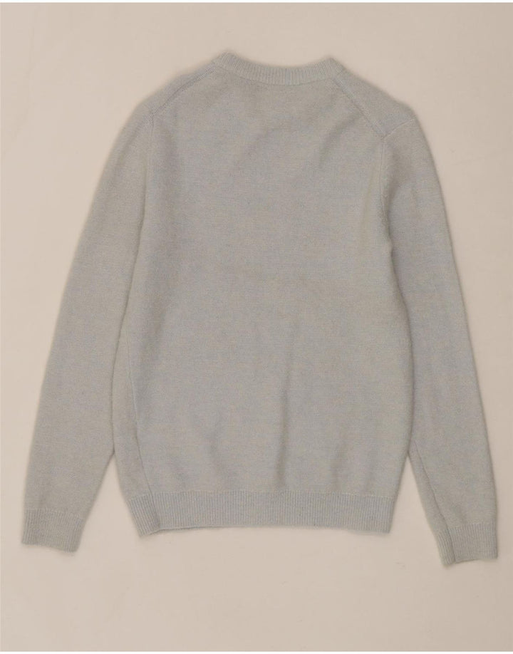 REISS Mens Crew Neck Jumper Sweater Small Blue Wool Vintage Reiss and Second-Hand Reiss from Messina Hembry 