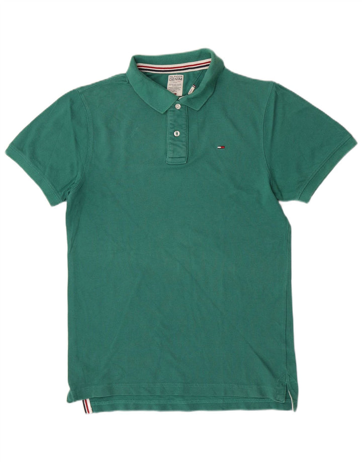 Tommy Hilfiger Mens Polo Shirt Medium Green