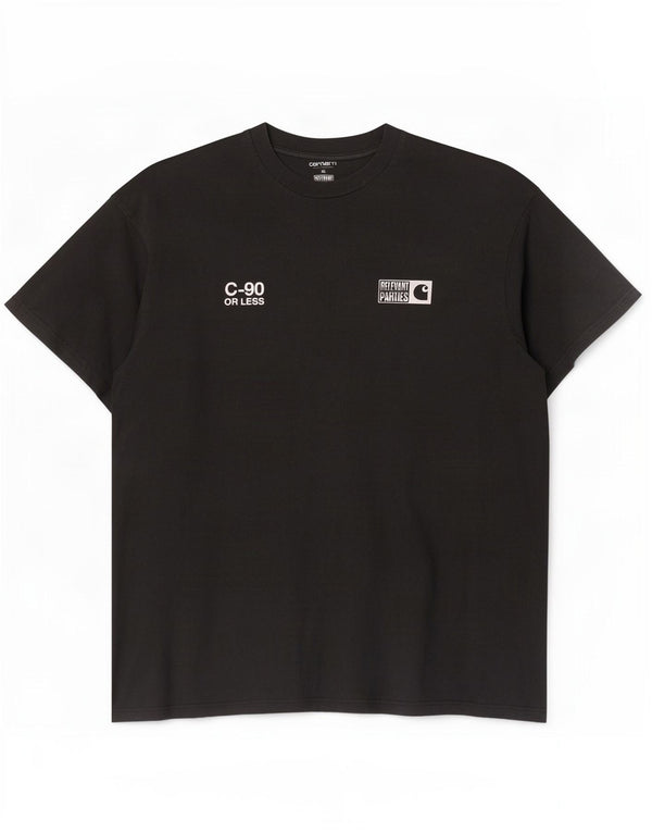 Carhartt Mens Graphic T-Shirt Top XL Black Cotton