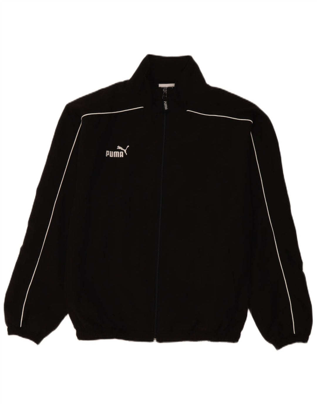 PUMA Mens Loose Fit Tracksuit Top Jacket XS Black