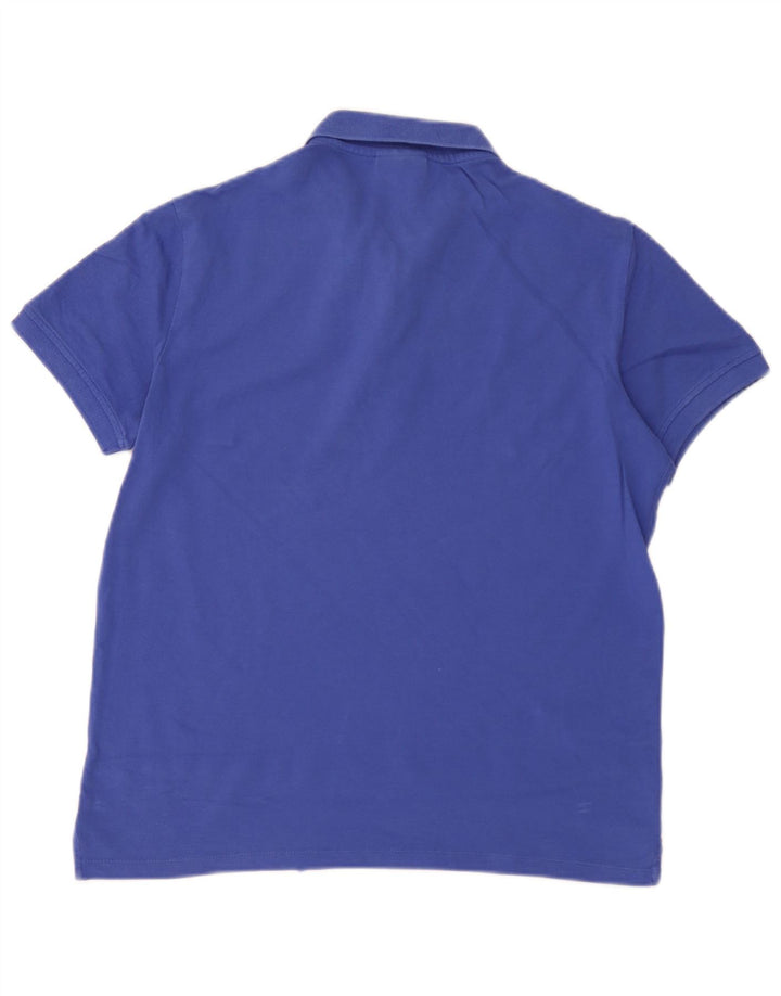 Emporio Armani Mens Polo Shirt Medium Blue