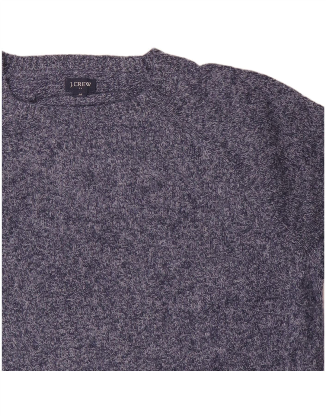 J. CREW Mens Crew Neck Jumper Sweater Medium Blue Polyamide
