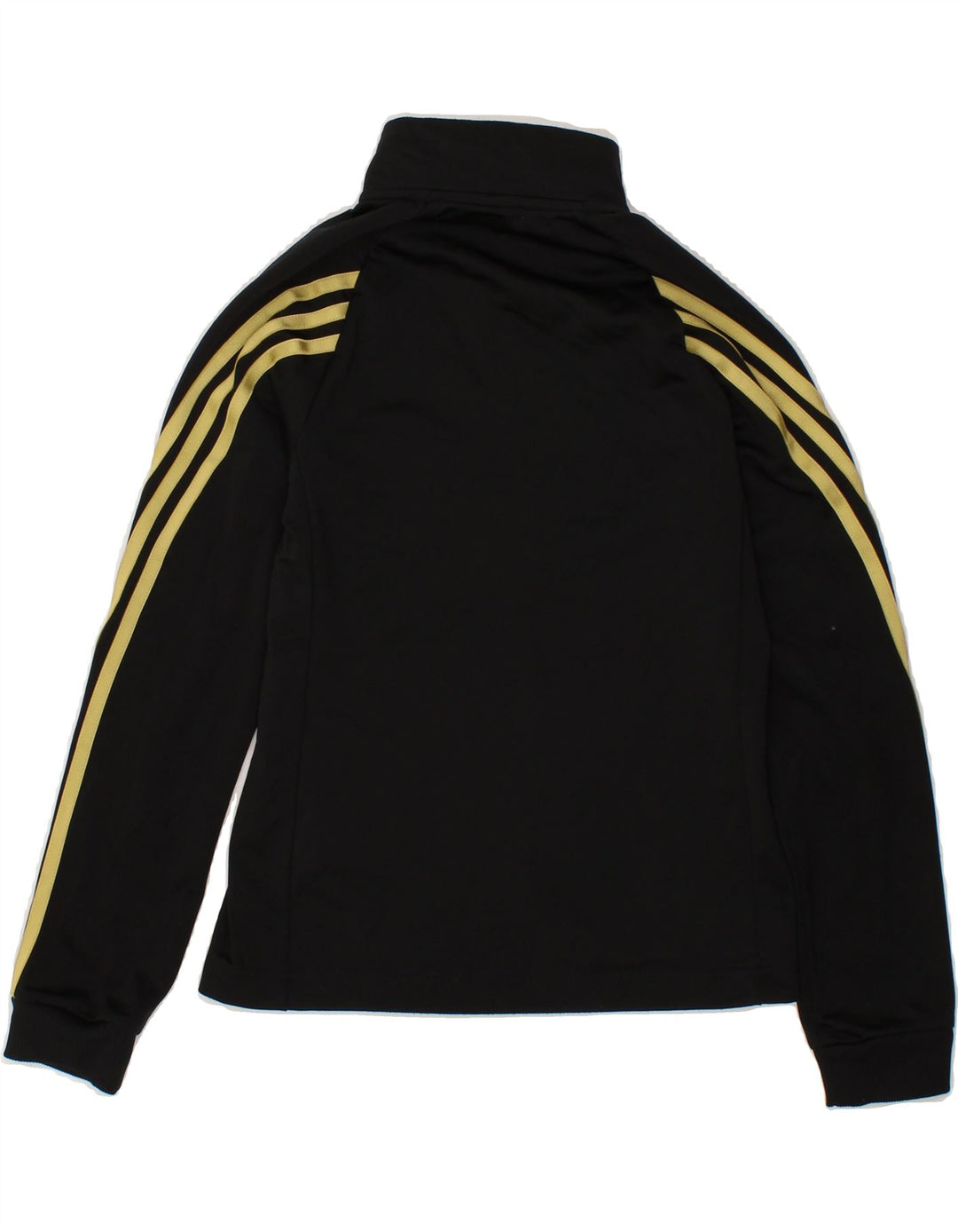 ADIDAS Girls Tracksuit Top Jacket 11-12 Years Black Polyester Vintage Adidas and Second-Hand Adidas from Messina Hembry 