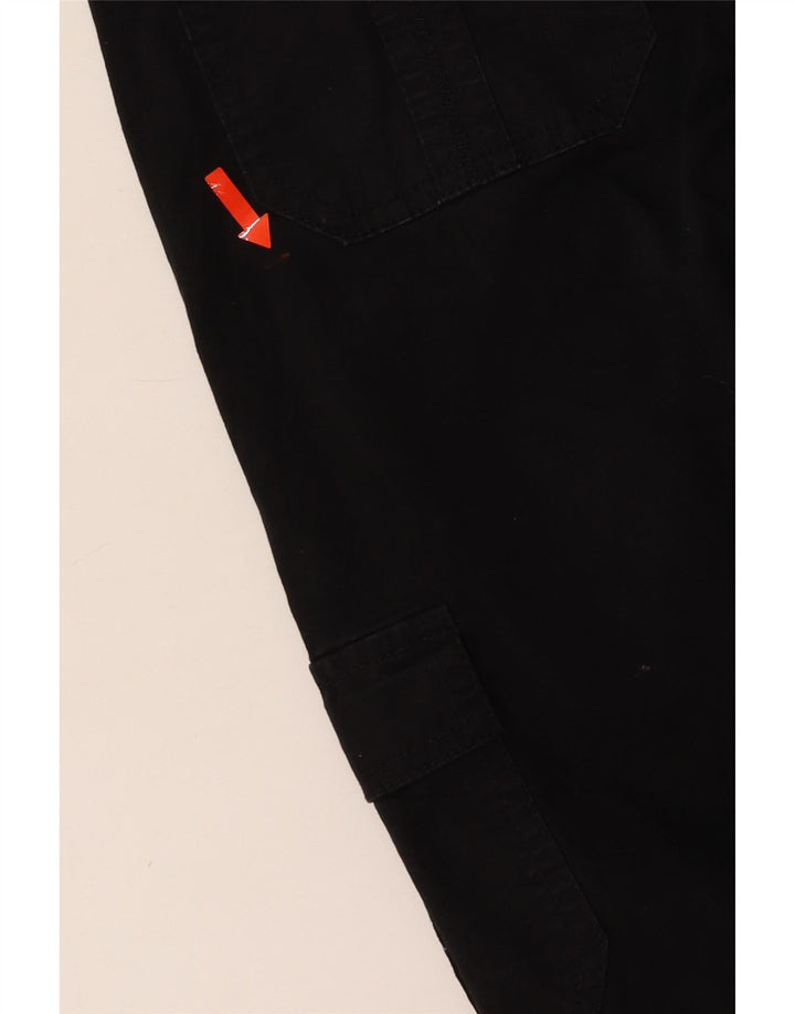 LEE Womens Relaxed Fit Bermuda Cargo Shorts US 6 Medium W33  Black Cotton Vintage Lee and Second-Hand Lee from Messina Hembry 
