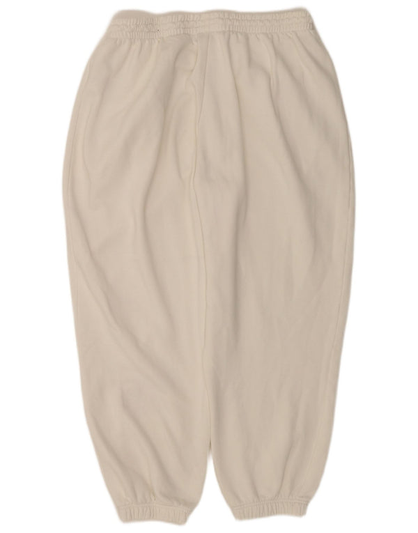 Adidas Womens Tracksuit Trousers Joggers UK 20 2XL White Cotton
