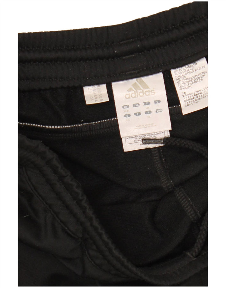 ADIDAS Mens Tracksuit Trousers UK 42/44 Large Black Polyester