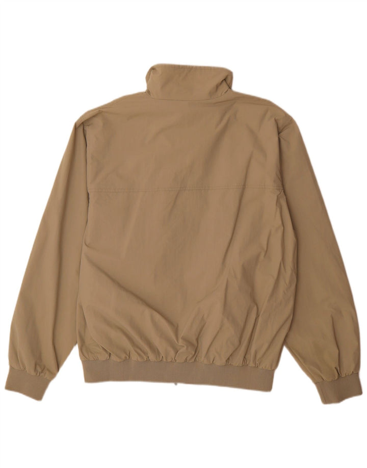 Lotto Mens Bomber Jacket UK 44 2XL Beige Nylon