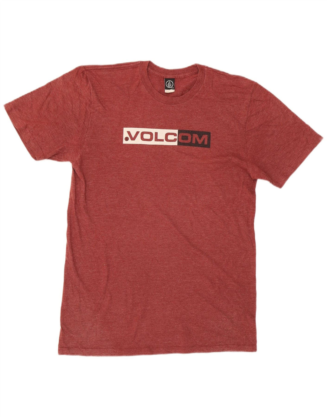 VOLCOM Mens Graphic T-Shirt Top Medium Red Cotton
