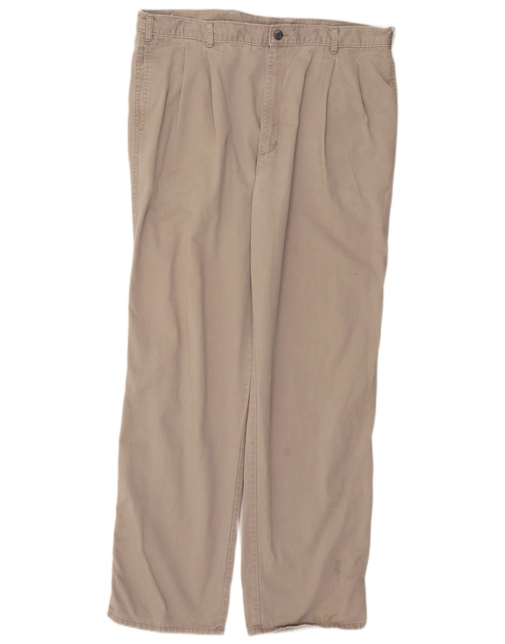 Dockers Mens Pegged Chino Trousers W38 L32 Beige