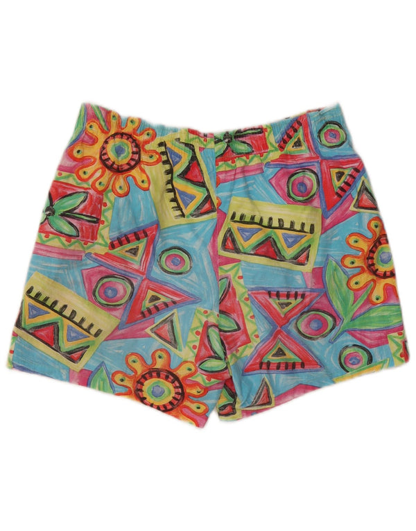 Sergio Tacchini Mens Sport Shorts IT 48 Medium  Multicoloured Geometric