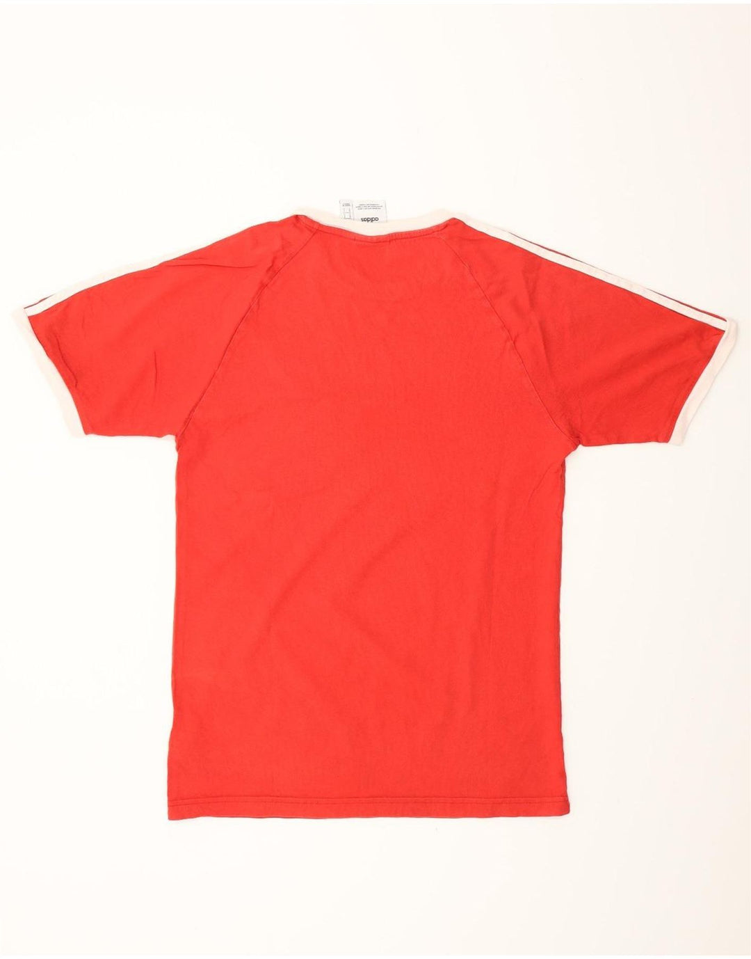 ADIDAS Mens T-Shirt Top Small Red Cotton