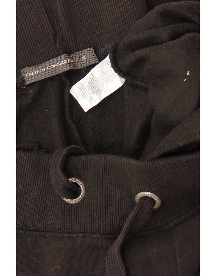 FRENCH CONNECTION Mens Tracksuit Trousers Joggers XL  Black Cotton