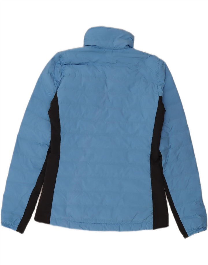 Helly Hansen Womens Padded Jacket UK 10 Small Blue Colourblock Polyester