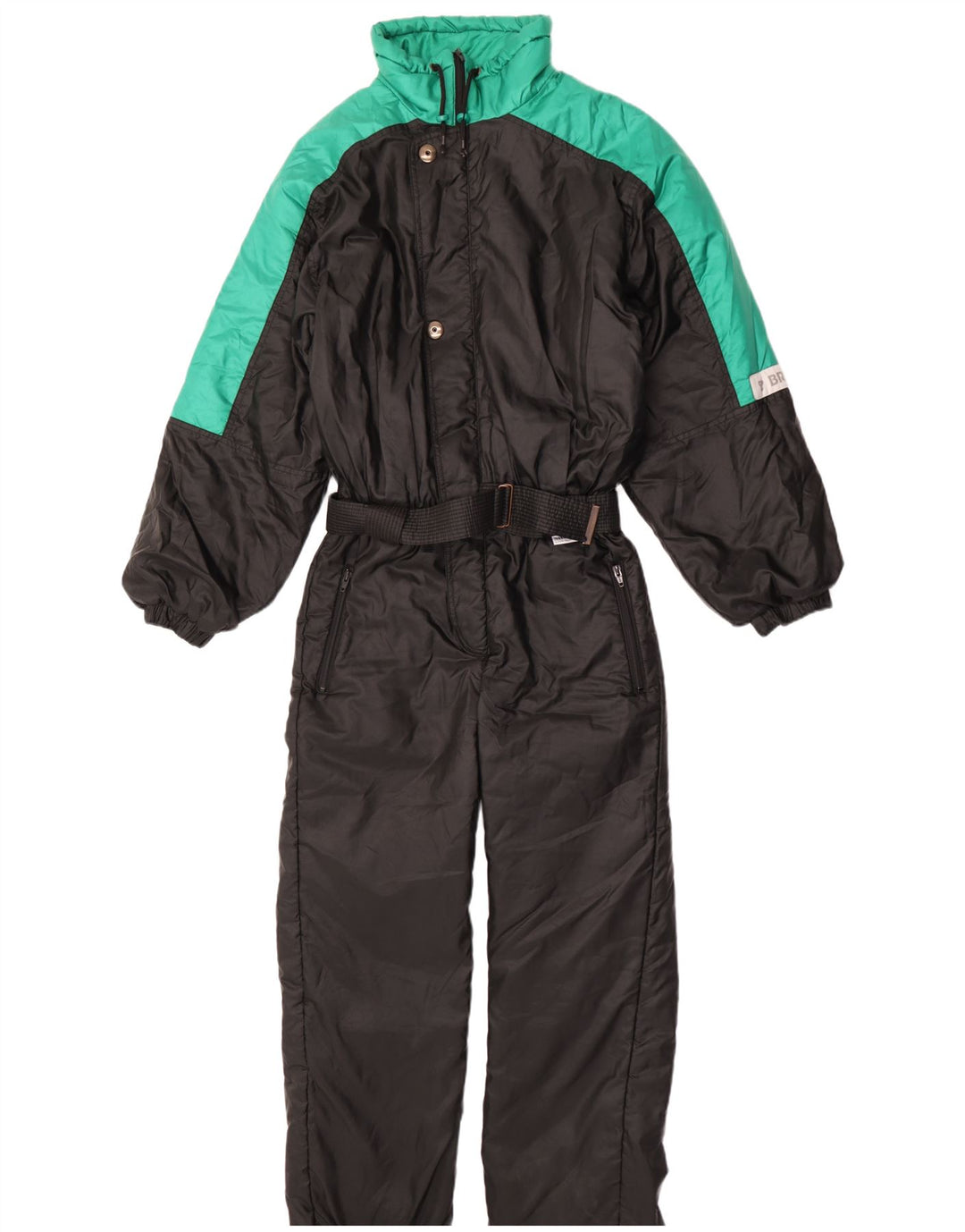 Brugi Mens Ski Jumpsuit UK 38 Medium Black Colourblock Polyamide