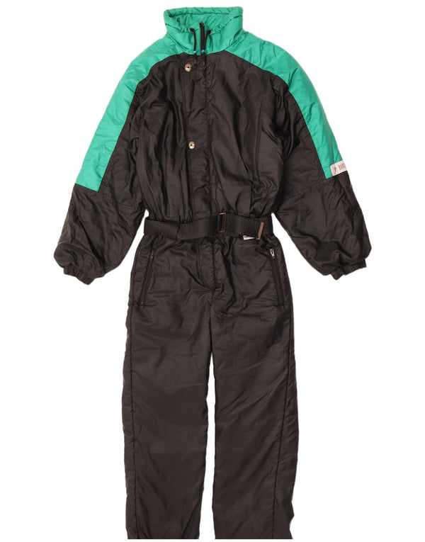 Brugi Mens Ski Jumpsuit UK 38 Medium Black Colourblock Polyamide