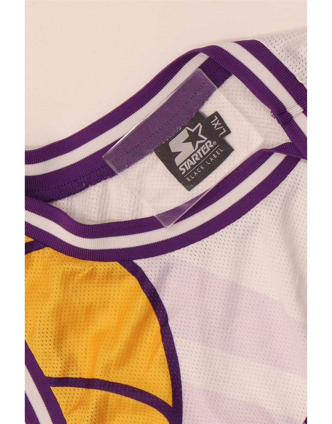 Starter Mens Graphic Vest Top Large White Colourblock Polyester