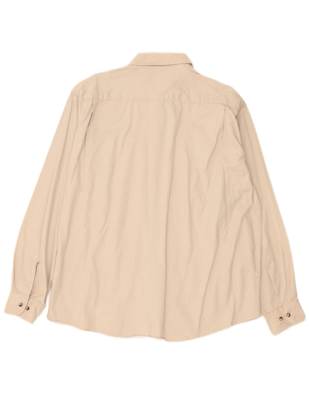 Wrangler Mens Shirt XL Beige Cotton