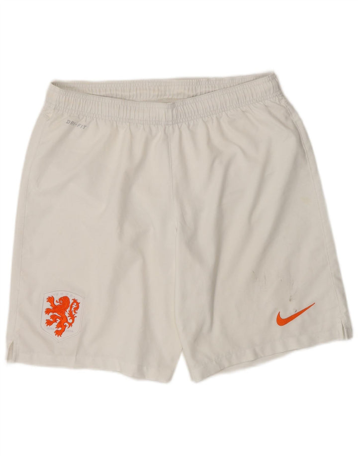 Nike Mens KNVB Sport Shorts Medium  White