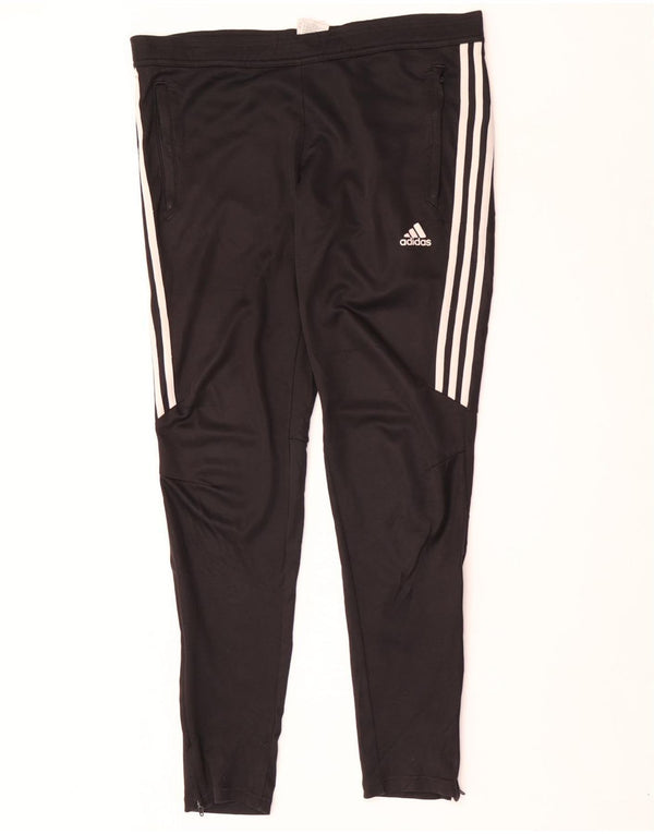 Adidas Womens Climacool Tracksuit Trousers UK 12/14 Medium Black Polyester