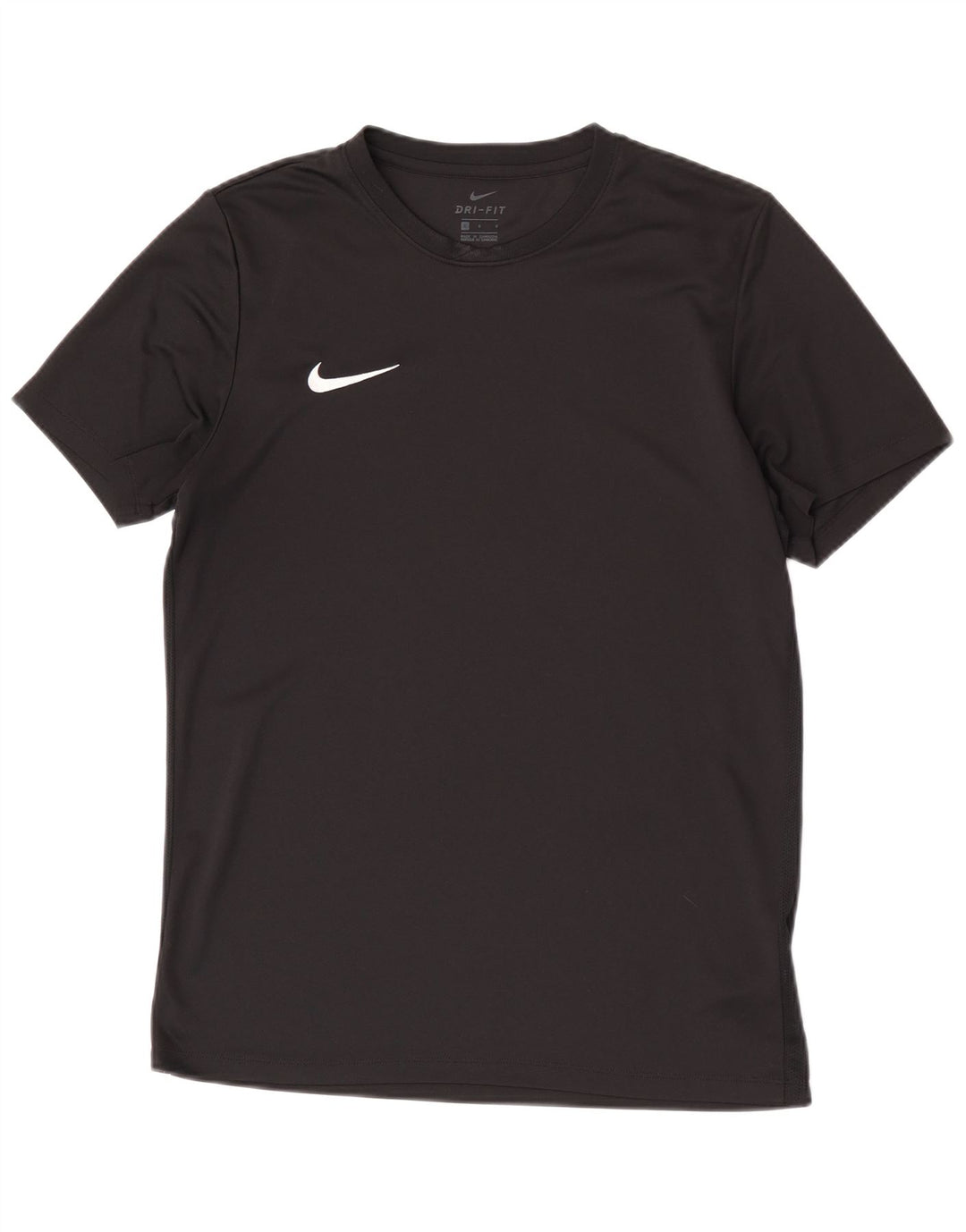 Nike Mens Dri Fit T-Shirt Top Large Black Polyester