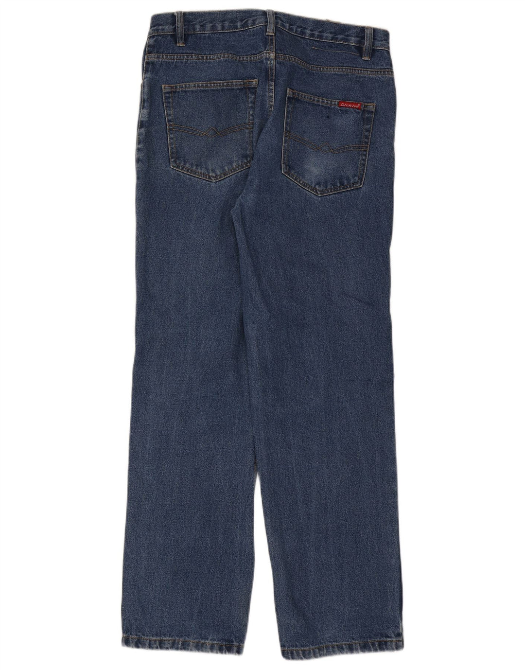 Dickies Mens Straight Jeans W34 L30 Blue Cotton