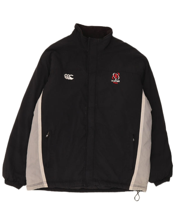 Canterbury Mens Windbreaker Jacket UK 40 Large Black Colourblock