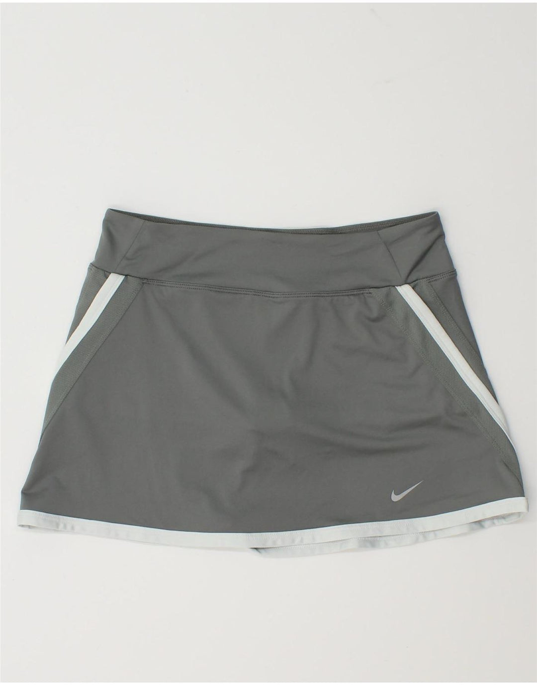 Nike Womens Dri Fit Skort UK 14 Large Grey Colourblock Polyester