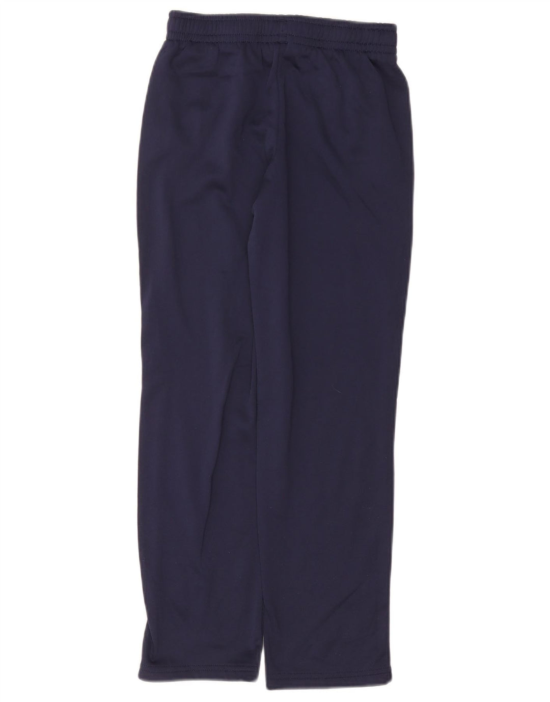 UNDER ARMOUR Boys Tracksuit Trousers 9-10 Years Medium Navy Blue Polyester