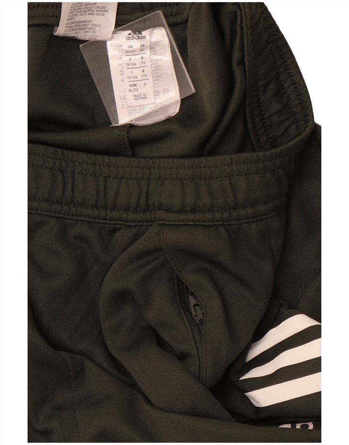 ADIDAS Boys Manchester United Tracksuit Trousers 15-16 Years  Green