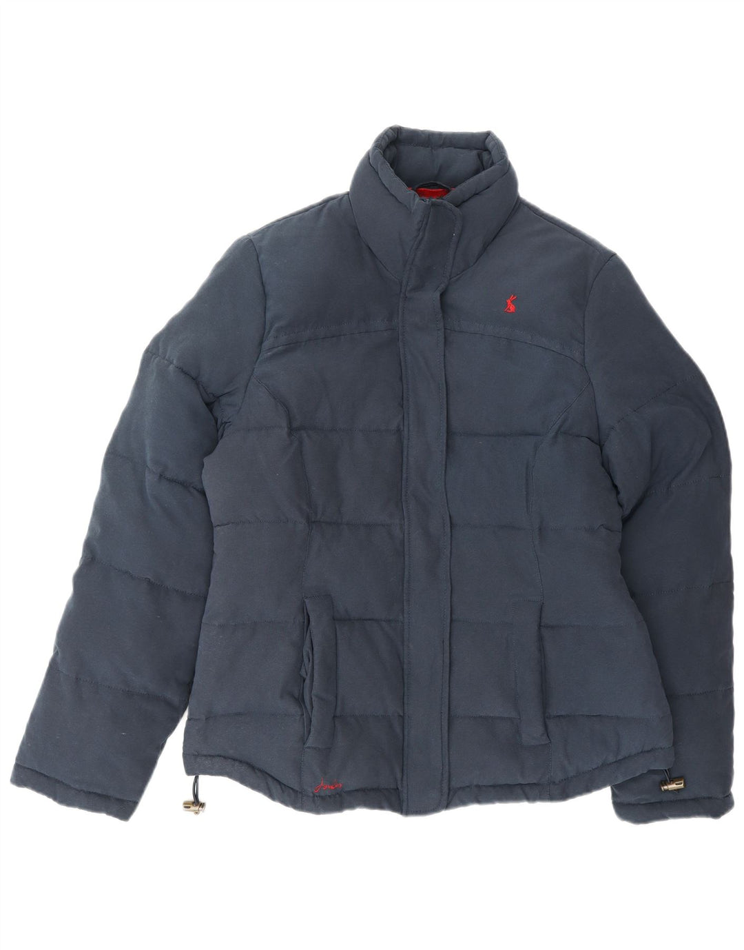 Joules Womens Padded Jacket UK 12 Medium Navy Blue Polyester