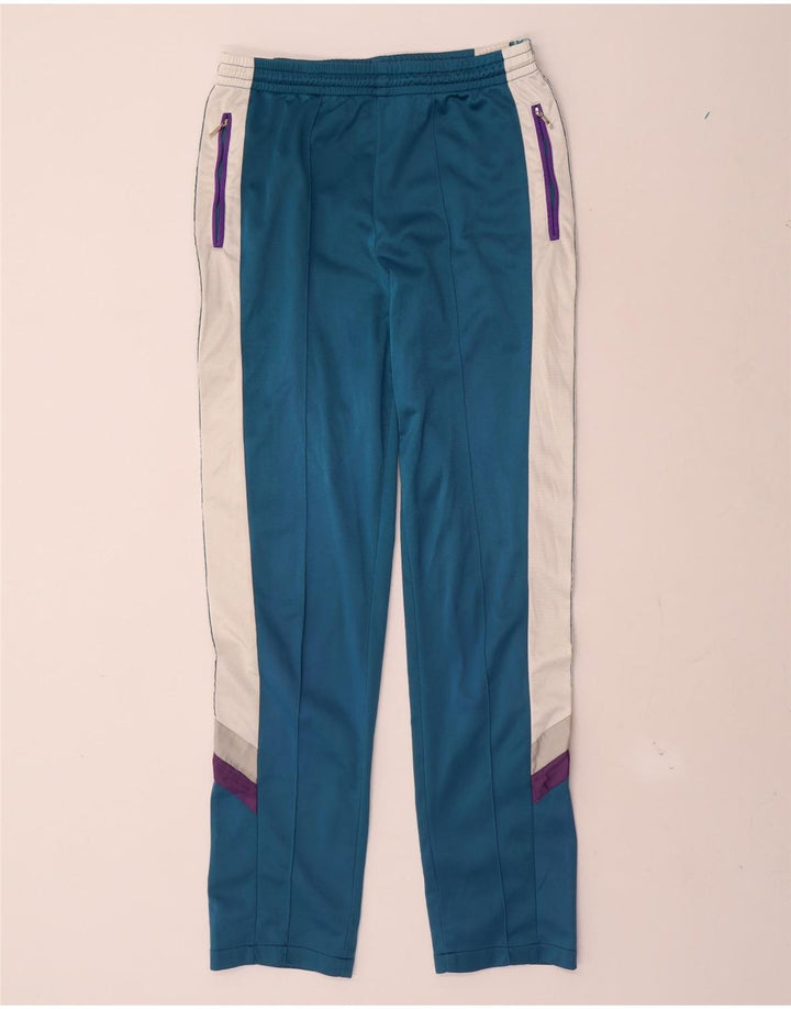 ASICS Mens Graphic Tracksuit Trousers IT 46 Small  Blue Colourblock