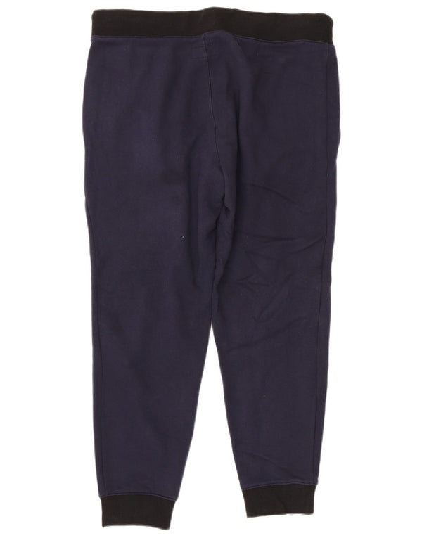Jack Wills Mens Tracksuit Trousers Joggers XL Navy Blue Colourblock Cotton