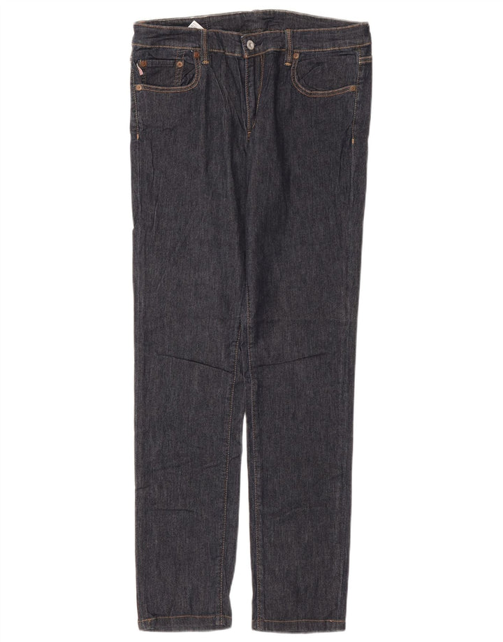 Ralph Lauren Womens Straight Jeans W32 L33 Navy Blue Cotton