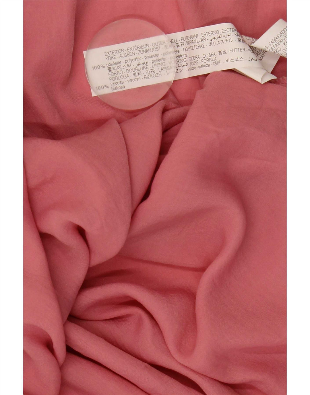 Zara Womens Maxi Halter Dress UK 12 Medium Pink Polyester