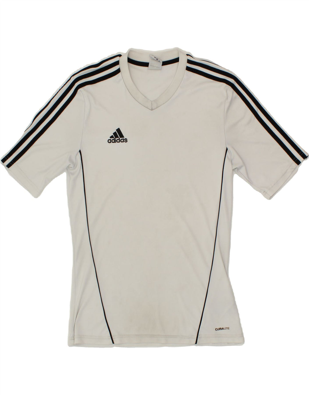 ADIDAS Mens Climalite T-Shirt Top Small White Polyester Vintage Adidas and Second-Hand Adidas from Messina Hembry 