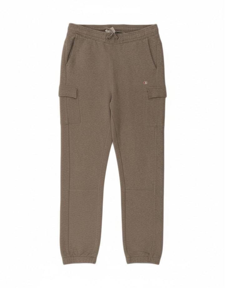 CHAMPION Mens Heritage Classics Tracksuit Trousers Joggers Small  Grey